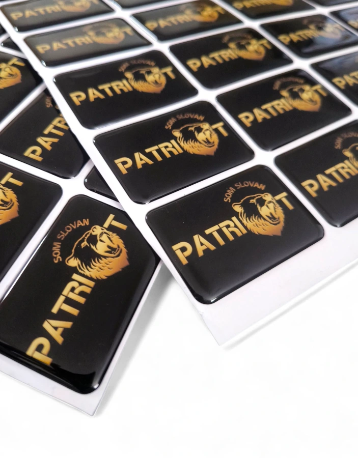 Živicová nálepka SOM SLOVAN PATRIOT 1ks