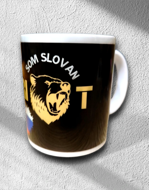 Šálka s logom SOM SLOVAN PATRIOT