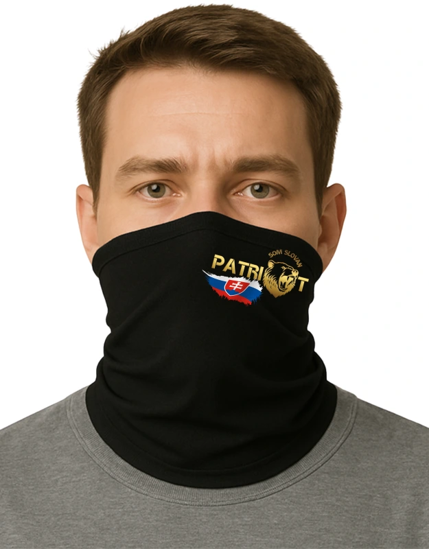 Nákrčník s logom SOM SLOVAN PATRIOT